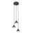 Emibig Pendant Elit Steel Black | Suitable for 3x GX53 - Max 10W