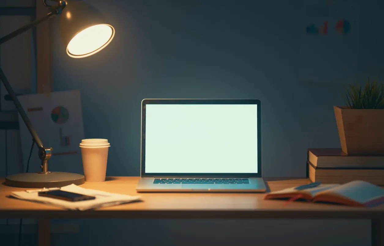 Home laptop lights